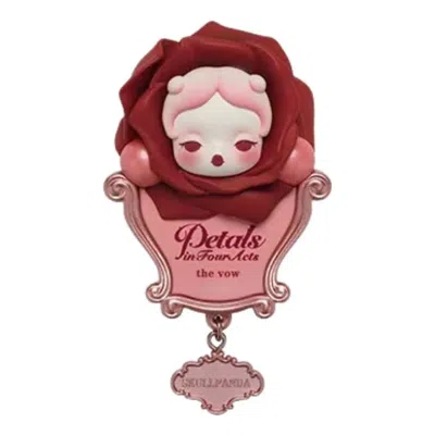 Pop Mart Skullpanda Petals In Four Acts Series Fridge Magnet 'the Vow' In Multi