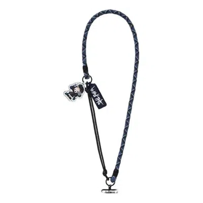 Pop Mart Skullpanda Θ Skullpanda Off Mode Series Phone Lanyard 'low Battery' Limited Edition In Transparent