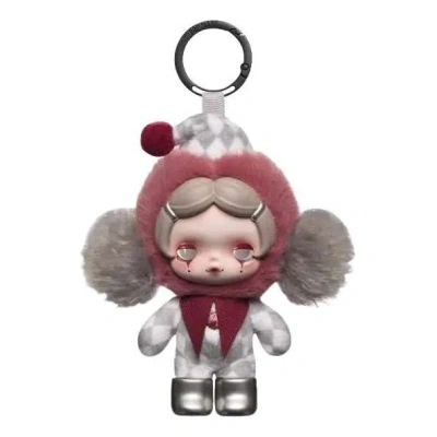 Pop Mart Skullpanda Θ Skullpanda Off Mode Series Plush Doll Pendant 'mask Off' In Multi