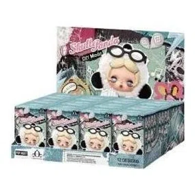 Pop Mart Skullpanda Θ Skullpanda Off Mode Series Plush Doll Pendant Sealed Case (12 Blind Boxes) In Multi-color
