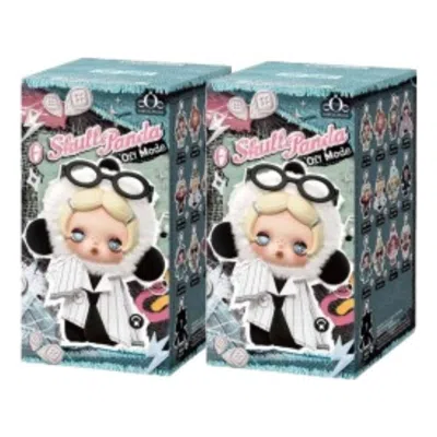 Pop Mart Skullpanda Θ Skullpanda Off Mode Series Plush Doll Pendant Sealed Case (2 Blind Boxes) In Multi-color