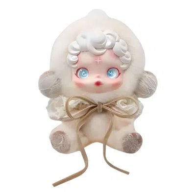 Pop Mart Skullpanda Soft And Tough Elevator Hang Card Pts International Toy Show Limited Edition In Brown