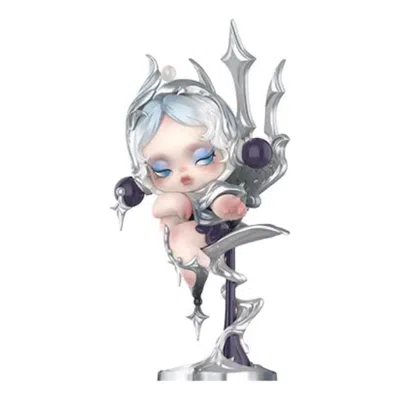 Pop Mart Skullpanda The Feast Begins Series Figure 'the Silver Fork' In Multi