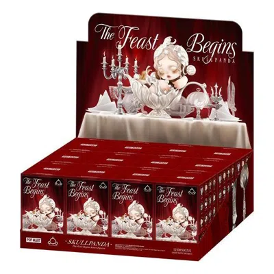 Pop Mart Skullpanda The Feast Begins Series Figures Sealed Cases (12 Blind Boxes) In Multi