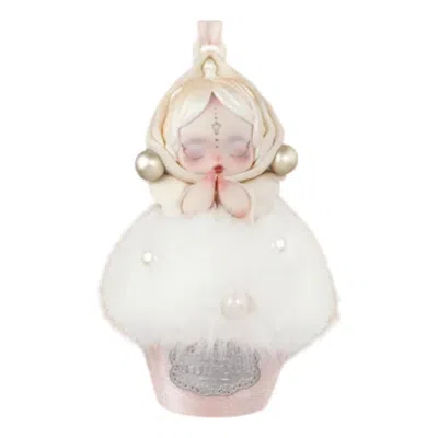 Pop Mart Skullpanda The Feast Begins Series Fragrance Pendant 'the Napkin' In Multi