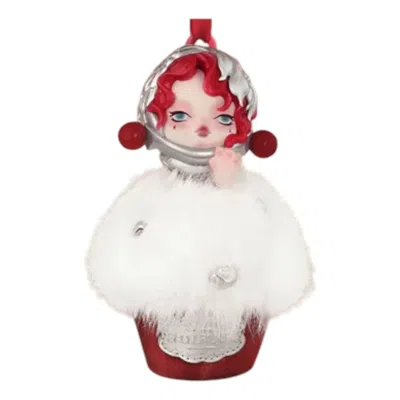 Pop Mart Skullpanda The Feast Begins Series Fragrance Pendant 'the Silver Claret Jug' In Multi