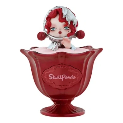 Pop Mart Skullpanda The Feast Begins Series Scented Candle 'the Silver Claret Jug' In Red