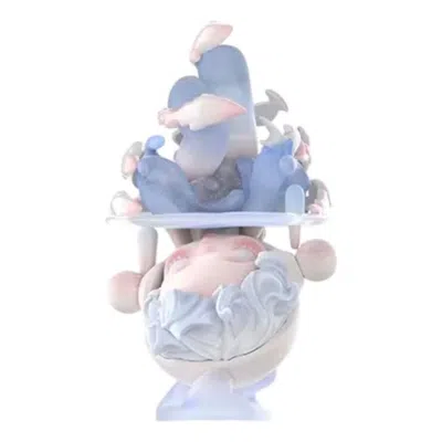 Pop Mart Skullpanda The Paradox Figures 'diving In' In Blue