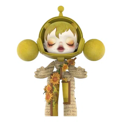 Pop Mart Skullpanda Van Gogh Museum Sunflowers 400% In Multi