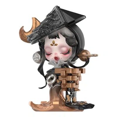 Pop Mart Skullpanda Where Time Dwells Series Figures 'beneath Flying Eaves' In Multi