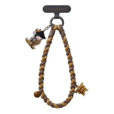 Pop Mart Skullpanda Where Time Dwells Series Phone Lanyard 'beneath Flying Eaves' In Multi