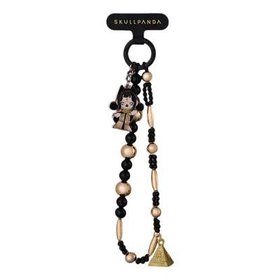 Pop Mart Skullpanda Where Time Dwells Series Phone Lanyard 'mystic Veil' In Multi