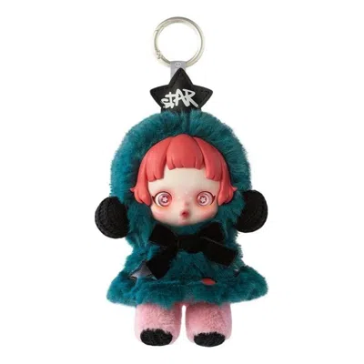 Pop Mart Skullpanda Winter Symphony Pendant 'partita' In Blue