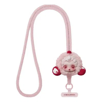 Pop Mart Skullpanda You Found Me Cell Phone Lanyard 'moldy Small Cake' In Pink