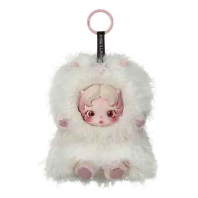 Pop Mart Skullpanda You Found Me Plush Doll Pendant 'ghostie' In Multi