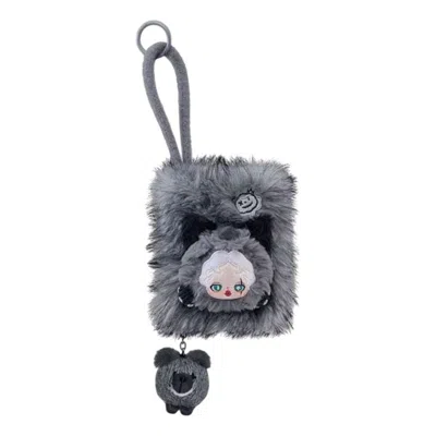 Pop Mart Skullpanda You Found Me Plush Mini Bag 'dream Companion Knight' Secret Edition In Gray