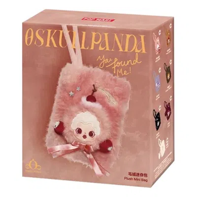 Pop Mart Skullpanda You Found Me Plush Mini Bag Sealed Case (1 Blind Box) In Brown