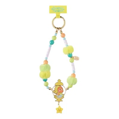 Pop Mart Stars Delicious Moments Collection Cell Phone Lanyard 'matcha Croissant' In Green