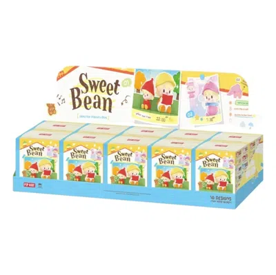 Pop Mart Sweet Bean Celebrate Ordinary Days Series Sets Sealed Case (10 Blind Boxes) In Brown