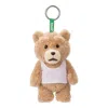 Pop Mart Ted2 Teddy Bear Action Plush Pendant 'vest Bear' In Brown