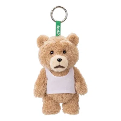 Pop Mart Ted2 Teddy Bear Action Plush Pendant 'vest Bear' In Multi
