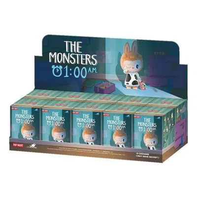 Pop Mart The Monsters 1:00 A.m. Series Figures Sealed Cases (12 Blind Boxes) In Brown