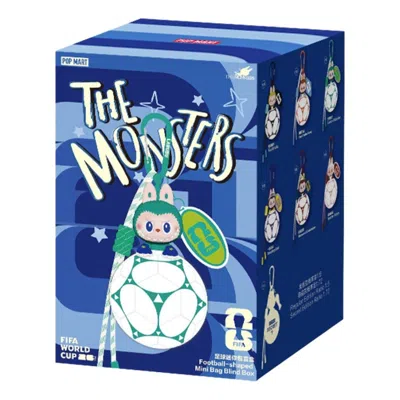 Pop Mart The Monsters × Fifa Series Football Shaped Mini Bag Blind Case (1 Blind Box) In Blue