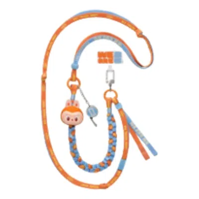 Pop Mart The Monsters × Fifa Series Long Lanyard 'pain Fades Away' In Multi