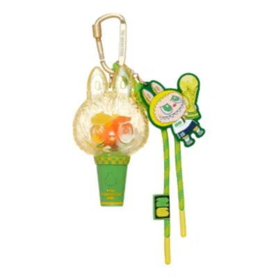 Pop Mart The Monsters × Fifa Series Mini Pendant Light 'crowning Moment' Secret Edition In Orange