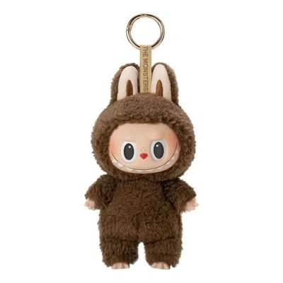 Pop Mart The Monsters Labubu 1.0 Tasty Macarons Pendant 'chestnut Cocoa' Secret Edition In Brown