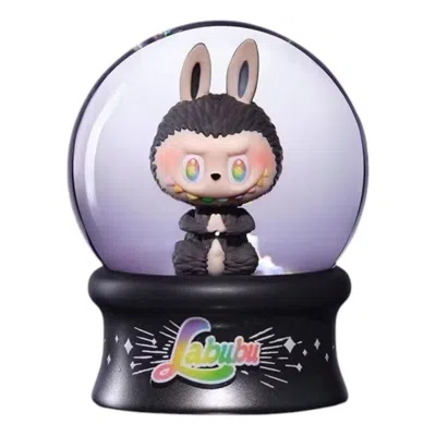 Pop Mart The Monsters Labubu Big Into Energy Crystal Ball 'id' Serect Edition In Black