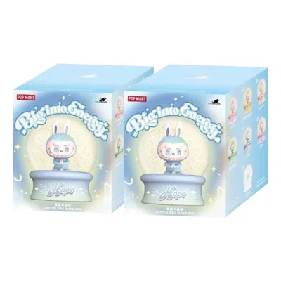 Pop Mart The Monsters Labubu Big Into Energy Crystal Ball Sealed Case (2 Blind Boxes) In Multi