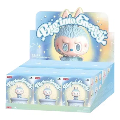 Pop Mart The Monsters Labubu Big Into Energy Crystal Ball Sealed Case (6 Blind Boxes) In Blue