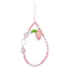 Pop Mart The Monsters Labubu Big Into Energy Phone Charm 'love' In Pink