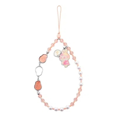 Pop Mart The Monsters Labubu Big Into Energy Phone Charm 'loyalty' In Pink