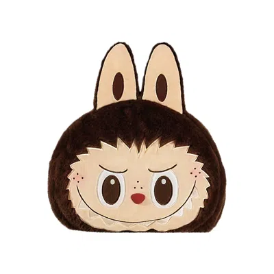 Pre-owned Pop Mart The Monsters Labubu Classic Bag Series Big Head Backpack 'brown' | Men's Size Onesize