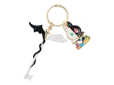 Pre-owned Pop Mart The Monsters Labubu Constellation Series Gemini Key Pendant In Multi