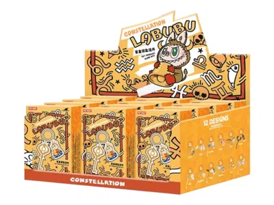Pre-owned Pop Mart The Monsters Labubu Constellation Series Key Pendant Sealed Case (12 Blind Box)