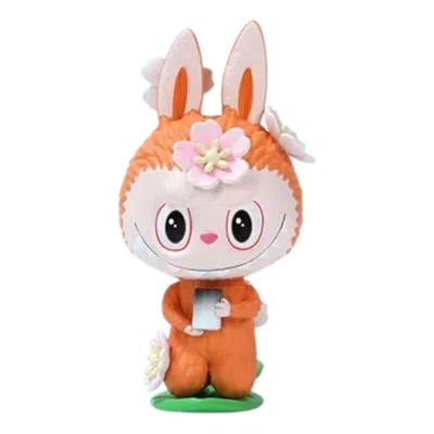 Pop Mart The Monsters Labubu Flower Elves 'cherry Blossoms' In Orange