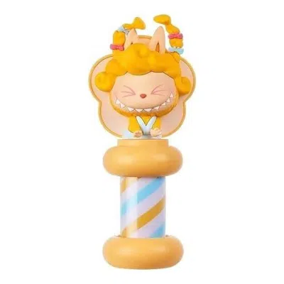 Pop Mart The Monsters Labubu Hair Salon Series Glowing Fridge Magnet 'braided Pigtails' In Multi