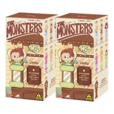 Pop Mart The Monsters Labubu Hair Salon Series Glowing Fridge Magnet Sealed Case (2 Blind Boxes) In Multi