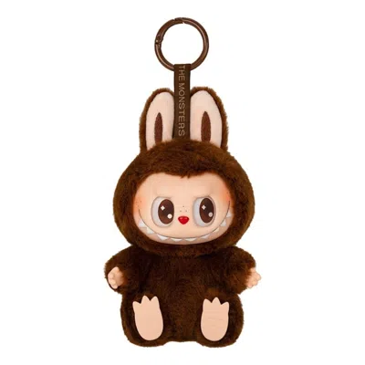 Pop Mart The Monsters Labubu Have A Seat Pendant 'duoduo' In Brown