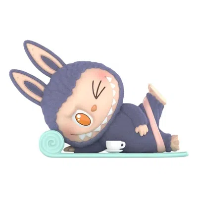 Pop Mart The Monsters Labubu Lazy Yoga 'americano' In Multi
