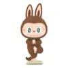 Pop Mart The Monsters Labubu Lazy Yoga 'coach' Secret Edition In Brown