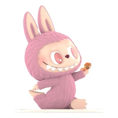 Pop Mart The Monsters Labubu Lazy Yoga 'confident' In Pink