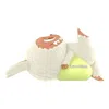 Pop Mart The Monsters Labubu Lazy Yoga 'lay Down' In Yellow