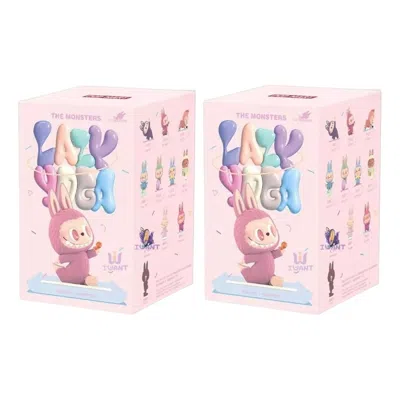 Pop Mart The Monsters Labubu Lazy Yoga Sealed Case (2 Blind Boxes) In Multi