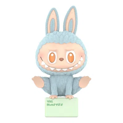 Pop Mart The Monsters Labubu Lazy Yoga 'show Off' In Blue