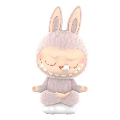 Pop Mart The Monsters Labubu Lazy Yoga 'sleeping' In Purple