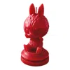 Pop Mart The Monsters Labubu Let's Checkmate Scented Candle 'queen' In Red